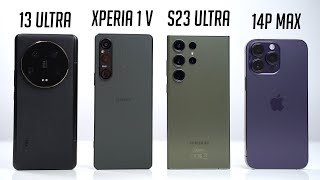 Xiaomi 13 Ultra vs Sony Xperia 1 V vs Samsung Galaxy S23 Ultra vs iPhone 14 Pro Max - Benchmark