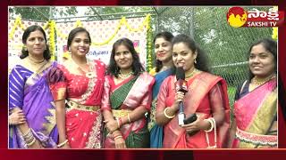 Bathukamma Grand Celebrations 2022 in New Jersey, USA | Sakshi TV