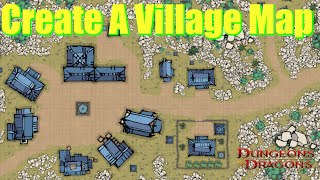 Create A Village Map Using Dungeondraft