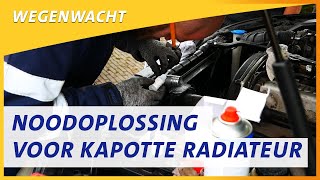 Freek's noodoplossing voor een SUV met kapotte radiateur | Wegenwacht vlog #118