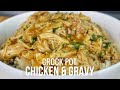 It doesn't get any better than this crock pot Chicken and Gravy... I PROMISE!