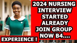 Eei! 2024 Nursing Interview Started Already Watch This School's Experience \u0026 Hard Questions! Hmmm