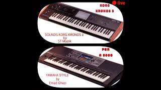 Yamaha psr A5000 \u0026 KORG KRONOS 2  ايقاع جنوبي مع ربع