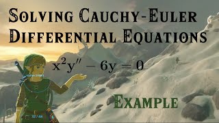 Differential Equations | Euler Equations Example 1