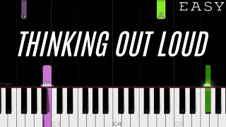 Ed Sheeran - Thinking Out Loud | EASY Piano Tutorial