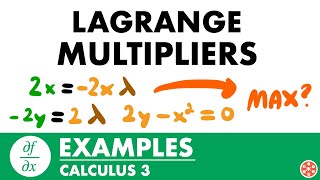 Lagrange Multipliers Examples | Calculus 3 - JK Math