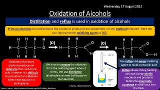 CIE Topic 16 Hydroxy Compounds REVISION