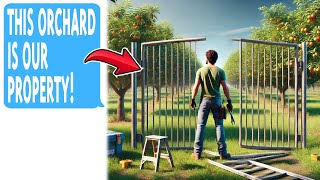 Trespassing HOA Karen Installs a Gate on My Orchard! I Prove It’s MY Land in Court!