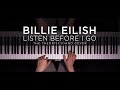 Billie Eilish - listen before i go | The Theorist Piano Cover