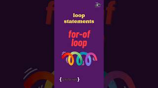 for-of loop in javascript | loop statement in javascript | #javascript tutorial in 1 minutes