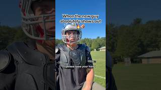 The new kid is LIKE THAT!🤣🔥 #football #footballplayer #footballlife #athlete #viralshorts