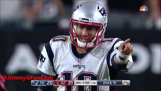 Jimmy Garoppolo - First NFL Career Game Winning Drive - New England Patriots