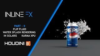How to Render Water Splash in Houdini Karma XPU | Part II