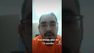 How to get free disney plus for 12 months - #Shorts