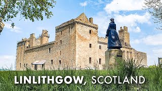 Linlithgow Walking Tour | Linlithgow Palace | SCOTLAND | 4K
