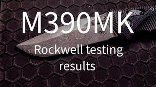 Microtech Amphibian m390mk Rockwell testing results are in! Let's see how it did!