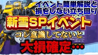 【鋼嵐-メタルストーム】『新雪SPイベント』の立ち回り方と交換優先すべきアイテムについて #メタスト #アップデート #イベント解説 #純白エンブレム #開拓者 #超伝導バイオ液　＃subtitle