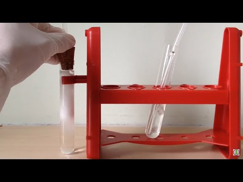Making lime water and testing for carbon dioxide gas. Making lime water and testing for carbon dioxide gas.