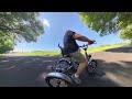 foldable electric xp trike by lectric