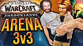 Asmongold CARRIED By Mcconnell's ONE SHOT in FIRST Rated Arenas | Shadowlands PvP