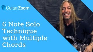 Using The 6 Note Soloing Technique With Multiple Chords | Steve Stine