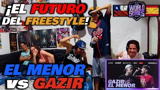 🔴COLOMBIANOS REACCIONAN a EL MENOR vs GAZIR - ¡EL FUTURO DEL FREESTYLE! [FMS WORLD SERIES SUPERLIGA]