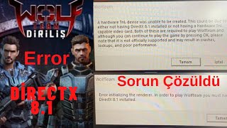 DirectX Nasıl Yüklenir (İndirmeden %100 Çözüm)