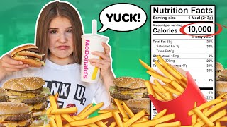 Letting The Person in FRONT of me DECIDE What I Eat for 24 HOURS Challenge! 🍔| Piper Rockelle