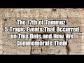 17th of Tammuz: What Happened and How We Commemorate It – Rabbi Israel Yakobov