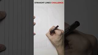 Straight Lines Drawing Challenge #shorts