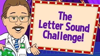 The Letter Sound Challenge | Letter Runs | Jack Hartmann and Katie Garner