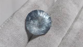 No.5599　セレスタイト　天青石　celestite　宝石　ファセットカット　ルース　裸石　facet cut　loose