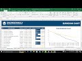 Create Dynamic Burndown Charts in Ms. Excel