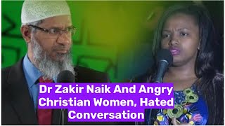 Dr Zakir Naik | Angry Christian Lady Hated Conversation | Eng Subtitle