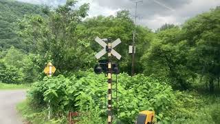 石北本線(普通列車)車窓 上川→遠軽/ キハ40 上川1110発