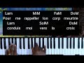 koman jwe christ immolé sur la coline 55 fransais chant desperance sou piano tutorial piano