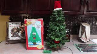 Gemmy 1996 Animated 2ft Douglas Fir The Talking Tree Review!