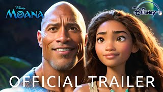 MOANA Live Action - Official Trailer (2024) Zendaya, Dwayne Johnson | Disney+ #disney