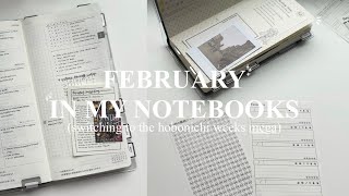 february in my notebooks | switching to a hobonichi weeks mega