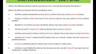 Interface And Abstract Class in Java 8 Differences