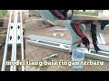 how to make light steel poles with the latest variations of the model