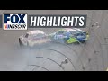 Erik Jones makes hard contact with wall, collects Bubba Wallace | NASCAR ON FOX HIGHLIGHTS