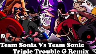 FNF | Triple Gender - Sonia.EXE Vs Sonic.EXE / REBORN (Sonic.exe Genderswap) | Mods/Hard/Gameplay |