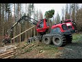 🌲4K| Komatsu 931XC • HarvesterAction • DroneView • Forstbetrieb Rauber • Fast Logging • Part-1🌲