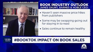 Young adults are driving growth in book sales, says Barnes \u0026 Noble CEO