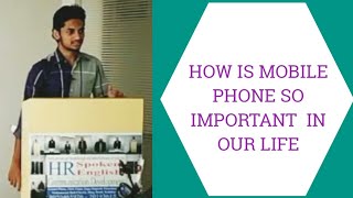 A super and informative speech (seminar) on Mobile phone