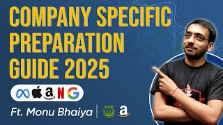 Company Specific Preparation Guide 2025 | By Monu Bhaiya | Coding Blocks! #code #codingblocks