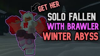 Solo Fallen Triumph With Brawler On Winter Abyss Guide - Tower Defense Simulator | TDS