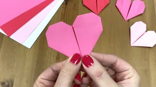 Simple Origami Heart Tutorial