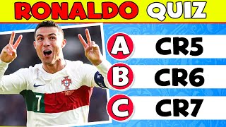 Ronaldo Quiz: How Well Do You Know Cristiano Ronaldo❓